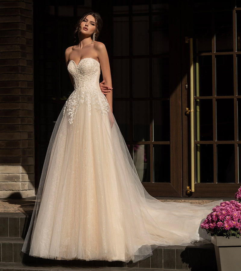 Dress Planer - A-Linie oder Prinzessin, Spitzärmel oder Neckholder, Blush-Ton oder Glitzertüll.